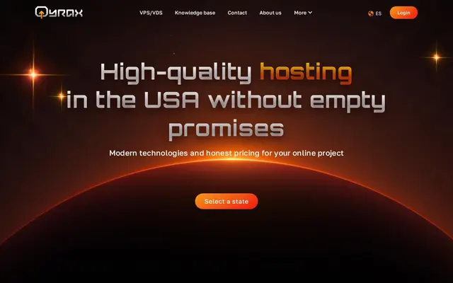 Скриншот сайта qyrax.net