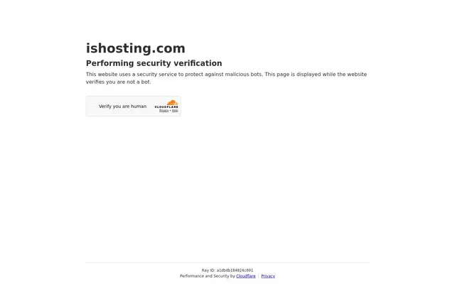 Скриншот сайта ishosting.com